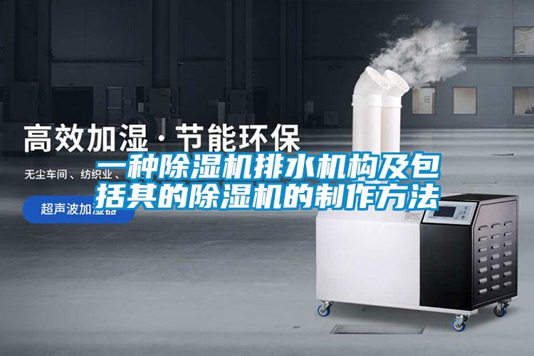 一種除濕機排水機構及包括其的除濕機的制作方法