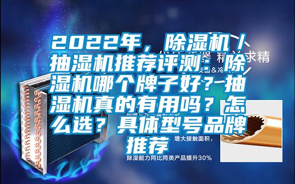 2022年，除濕機／抽濕機推薦評測：除濕機哪個牌子好？抽濕機真的有用嗎？怎么選？具體型號品牌推薦