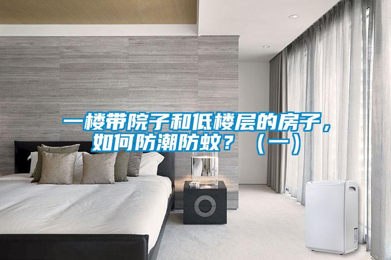 一樓帶院子和低樓層的房子，如何防潮防蚊？（一）