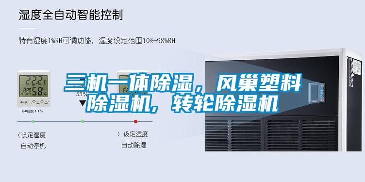 三機一體除濕，風巢塑料除濕機, 轉輪除濕機