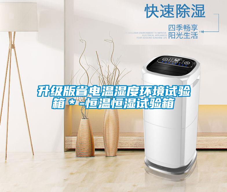 升級版省電溫濕度環境試驗箱＊-恒溫恒濕試驗箱