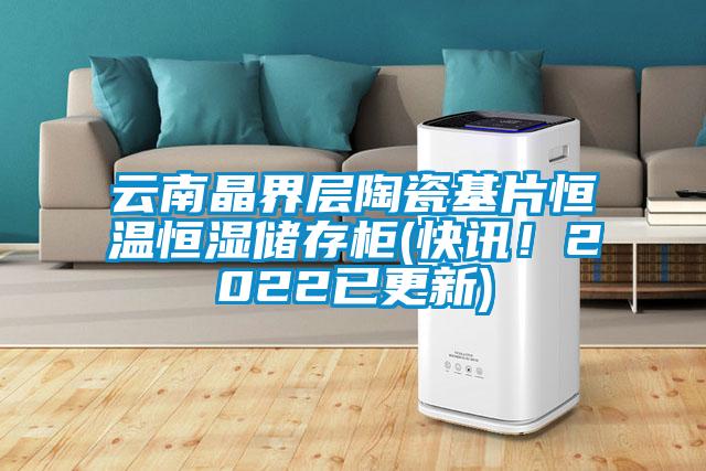 云南晶界層陶瓷基片恒溫恒濕儲存柜(快訊！2022已更新)