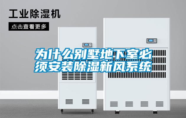 為什么別墅地下室必須安裝除濕新風系統