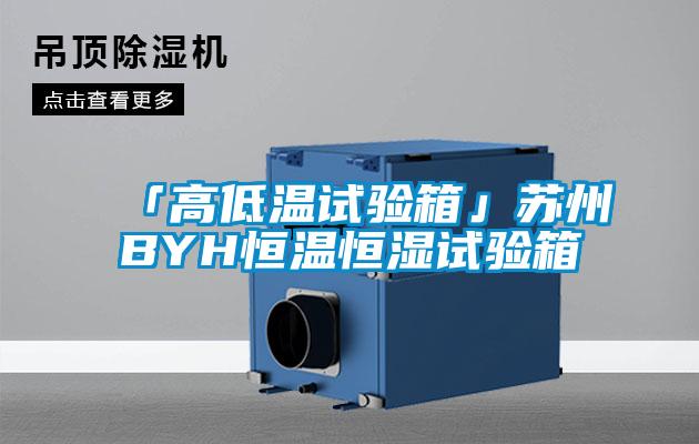 「高低溫試驗箱」蘇州BYH恒溫恒濕試驗箱
