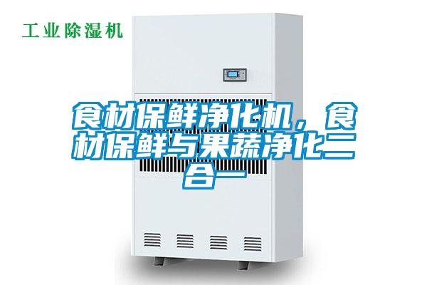 食材保鮮凈化機，食材保鮮與果蔬凈化二合一