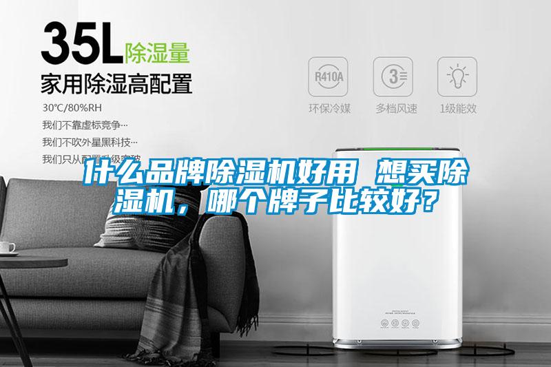 什么品牌除濕機好用 想買除濕機，哪個牌子比較好？