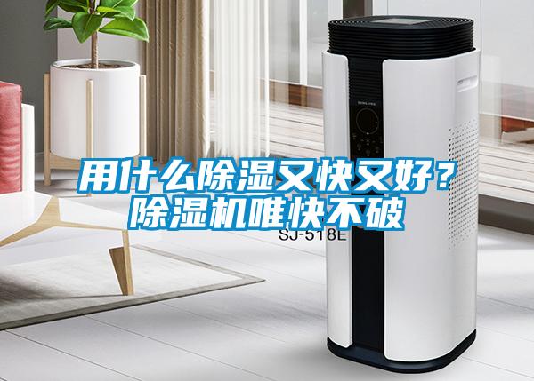用什么除濕又快又好？除濕機唯快不破