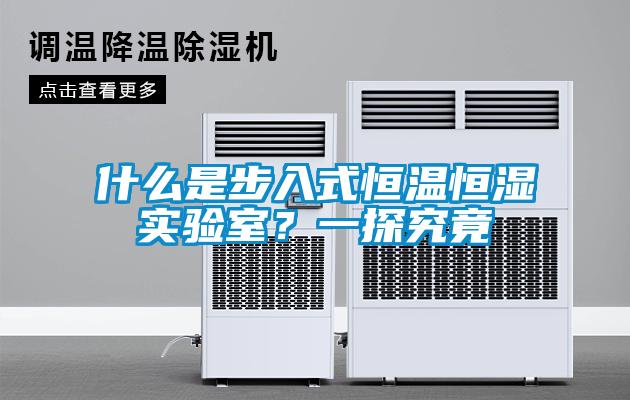 什么是步入式恒溫恒濕實驗室？一探究竟
