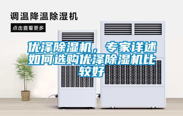 優澤除濕機，專家詳述如何選購優澤除濕機比較好
