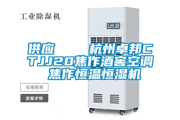 供應    杭州卓邦CTJJ20焦作酒窖空調 焦作恒溫恒濕機