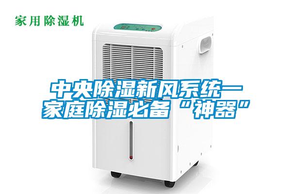 中央除濕新風系統一家庭除濕必備“神器”