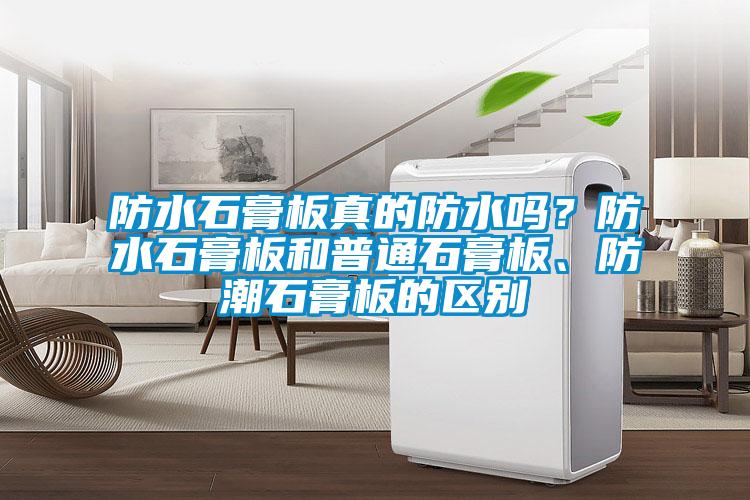 防水石膏板真的防水嗎？防水石膏板和普通石膏板、防潮石膏板的區別