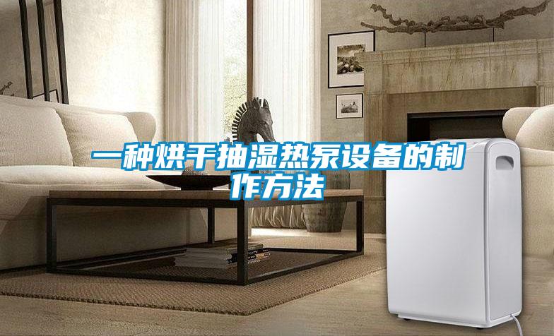 一種烘干抽濕熱泵設備的制作方法