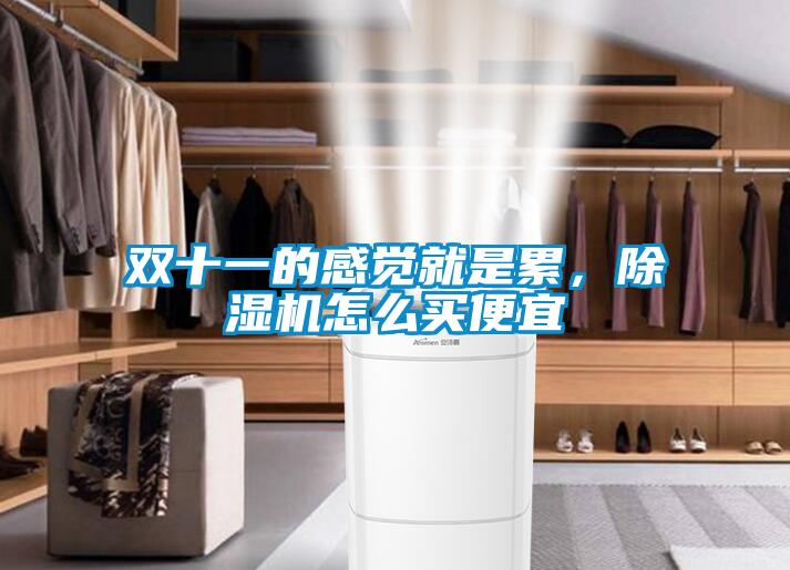 雙十一的感覺就是累，除濕機怎么買便宜