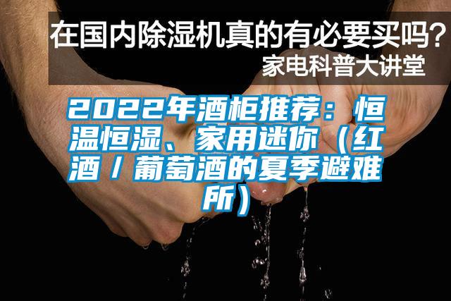 2022年酒柜推薦：恒溫恒濕、家用迷你（紅酒／葡萄酒的夏季避難所）