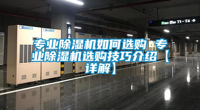 專業除濕機如何選購 專業除濕機選購技巧介紹【詳解】