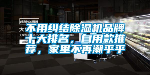 不用糾結除濕機品牌十大排名，自用款推薦，家里不再潮乎乎