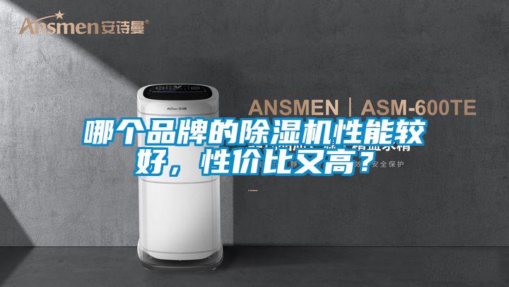 哪個品牌的除濕機性能較好，性價比又高？