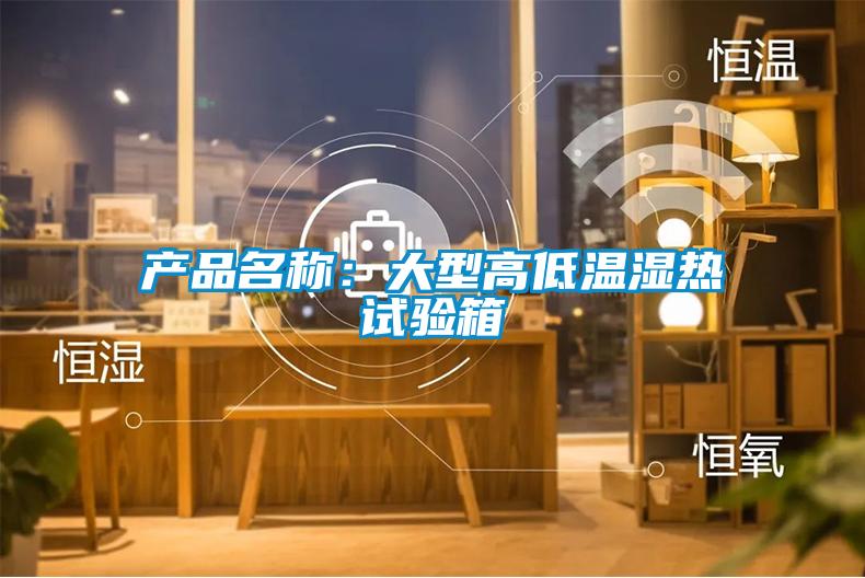 產品名稱：大型高低溫濕熱試驗箱