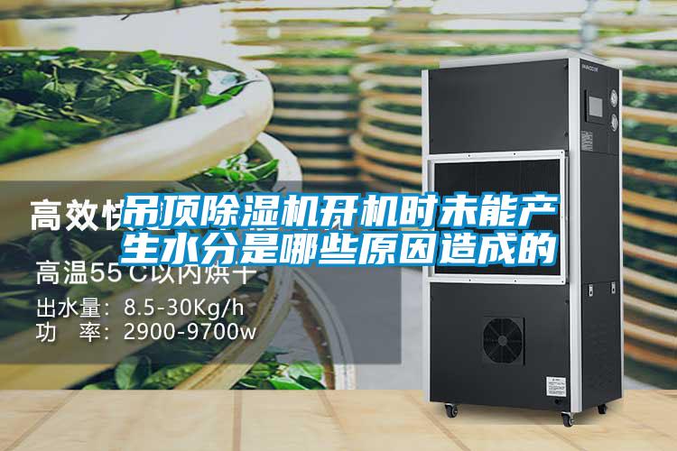 吊頂除濕機開機時未能產生水分是哪些原因造成的