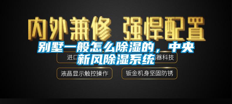 別墅一般怎么除濕的，中央新風除濕系統