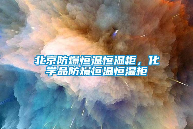 北京防爆恒溫恒濕柜，化學品防爆恒溫恒濕柜