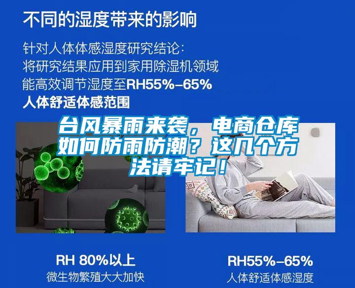 臺風暴雨來襲，電商倉庫如何防雨防潮？這幾個方法請牢記！