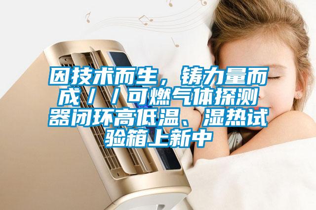 因技術而生，鑄力量而成／／可燃氣體探測器閉環高低溫、濕熱試驗箱上新中