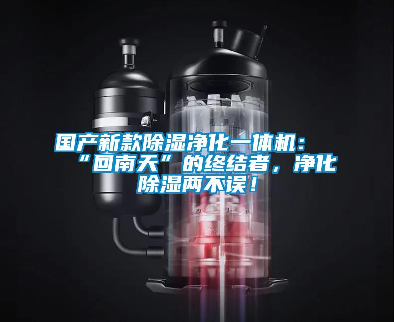 國產新款除濕凈化一體機：“回南天”的終結者，凈化除濕兩不誤！