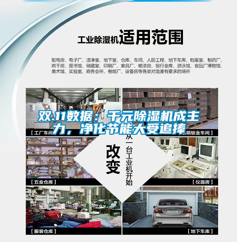 雙.11數據：千元除濕機成主力，凈化節能大受追捧
