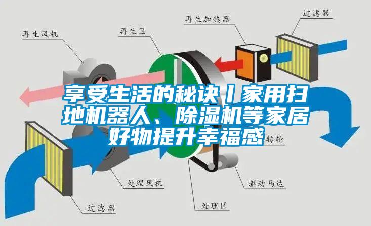 享受生活的秘訣丨家用掃地機器人、除濕機等家居好物提升幸福感