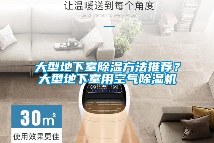 大型地下室除濕方法推薦？大型地下室用空氣除濕機
