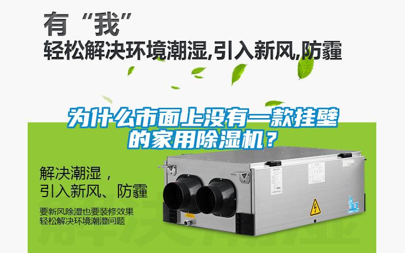 為什么市面上沒有一款掛壁的家用除濕機？