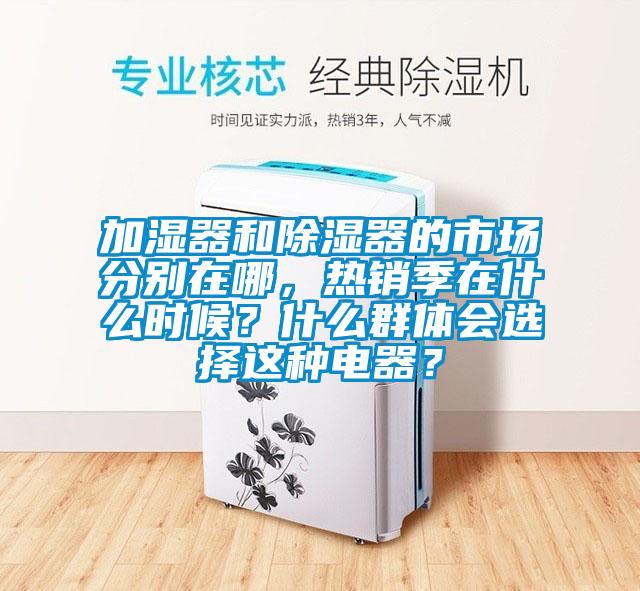 加濕器和除濕器的市場分別在哪，熱銷季在什么時候？什么群體會選擇這種電器？