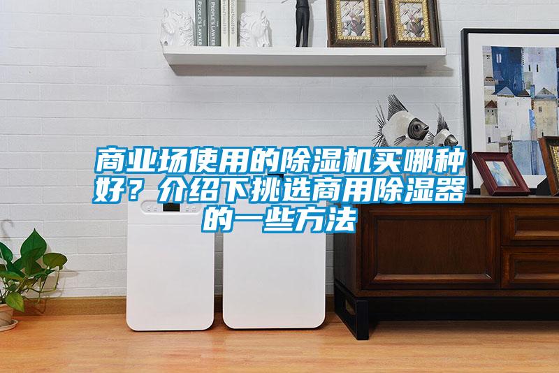商業場使用的除濕機買哪種好？介紹下挑選商用除濕器的一些方法