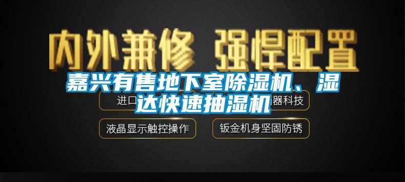 嘉興有售地下室除濕機、濕達快速抽濕機