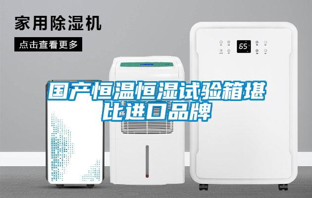 國產恒溫恒濕試驗箱堪比進口品牌