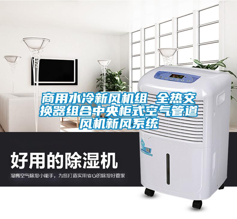 商用水冷新風機組 全熱交換器組合中央柜式空氣管道風機新風系統