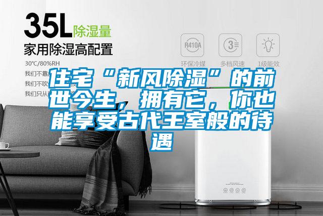 住宅“新風除濕”的前世今生，擁有它，你也能享受古代王室般的待遇