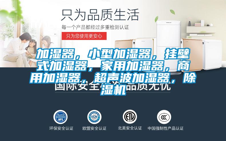 加濕器，小型加濕器，掛壁式加濕器，家用加濕器，商用加濕器，超聲波加濕器，除濕機