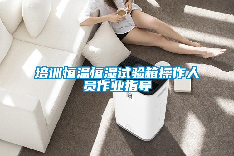 培訓恒溫恒濕試驗箱操作人員作業指導
