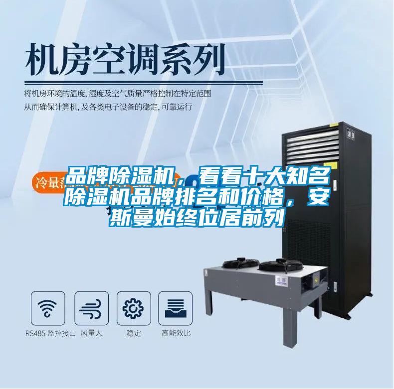 品牌除濕機，看看十大知名除濕機品牌排名和價格，安斯曼始終位居前列