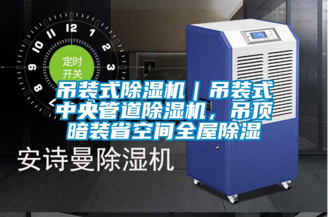 吊裝式除濕機｜吊裝式中央管道除濕機，吊頂暗裝省空間全屋除濕