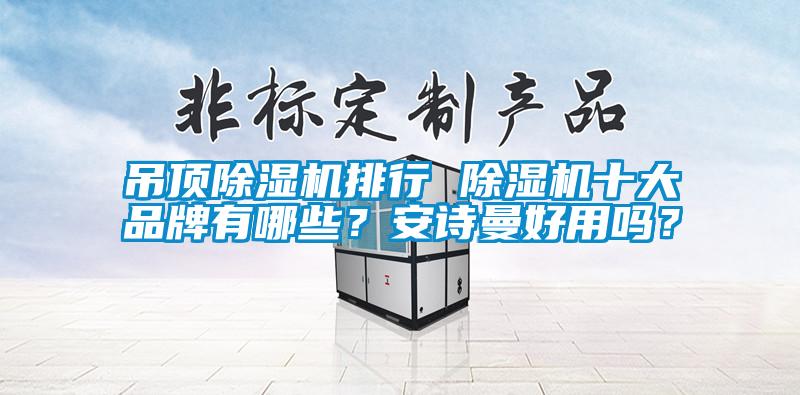 吊頂除濕機排行 除濕機十大品牌有哪些？安詩曼好用嗎？