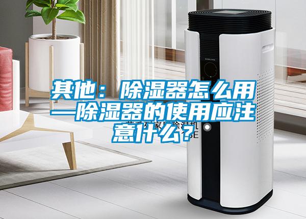 其他：除濕器怎么用—除濕器的使用應注意什么？