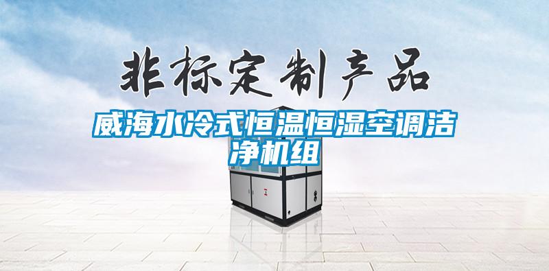 威海水冷式恒溫恒濕空調潔凈機組