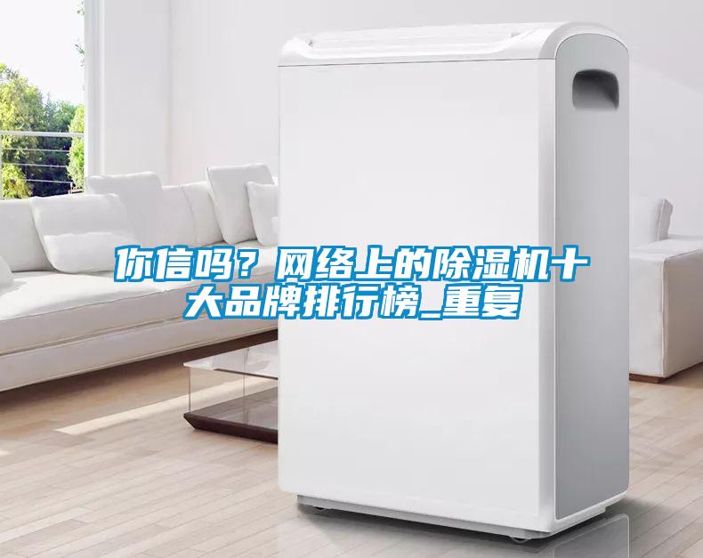 你信嗎？網絡上的除濕機十大品牌排行榜_重復