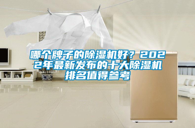 哪個牌子的除濕機好？2022年最新發布的十大除濕機排名值得參考
