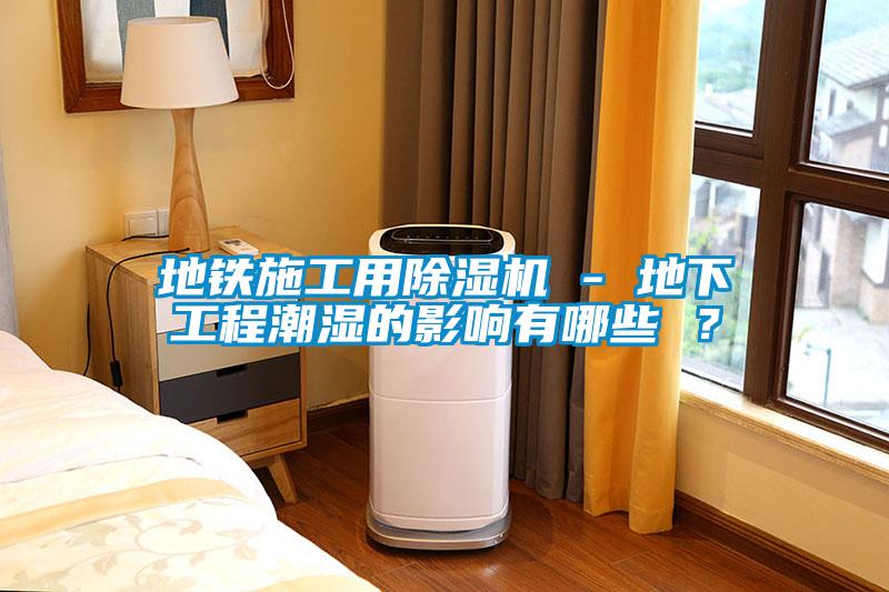 地鐵施工用除濕機 - 地下工程潮濕的影響有哪些 ？