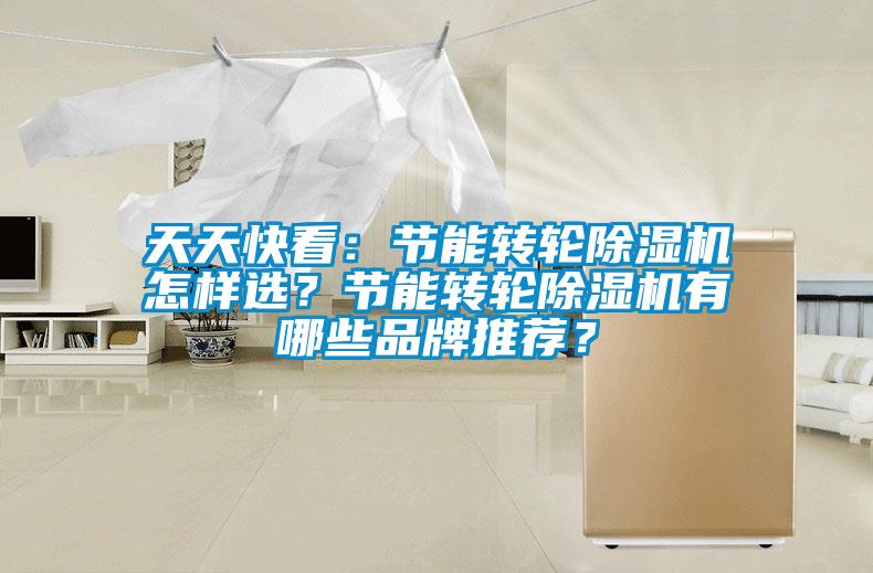 天天快看：節能轉輪除濕機怎樣選？節能轉輪除濕機有哪些品牌推薦？